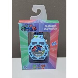 PJ Masks Kids Flashing LCD Light-Up Watch – Blue
